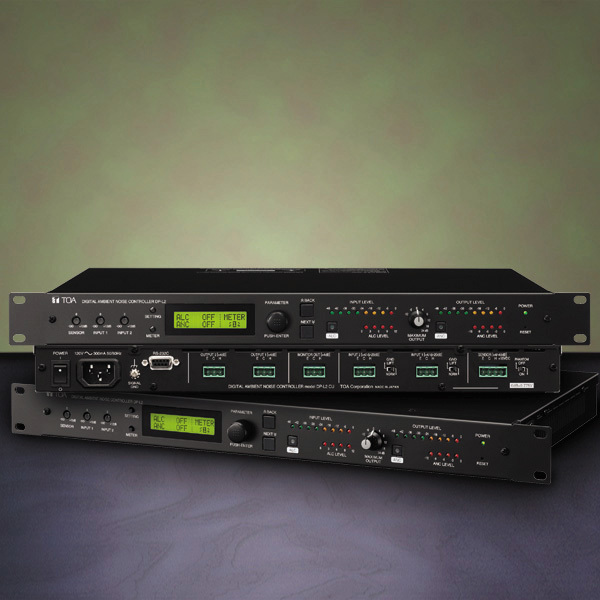 DP-L2 CU DIGITAL AMBIENT NOISE CONTROLLER- TWO LINE INPUTS- TWO LINE OUTPUTS- 1 MIC SENSE INPUT FOR